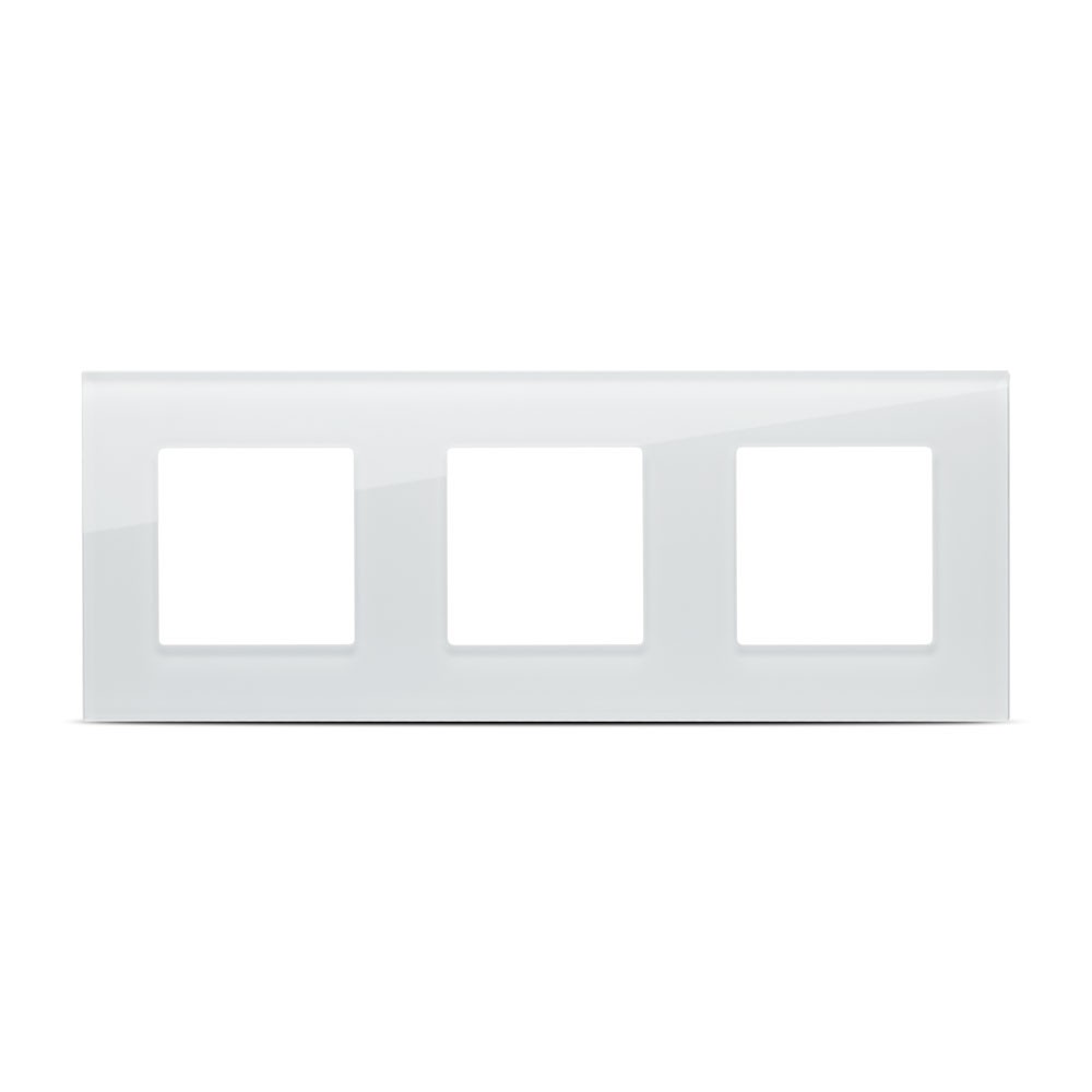 Rama 3P alb, aparataj touch PULSAR NS